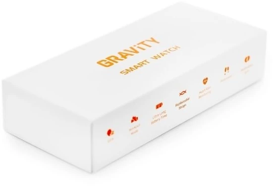 Išmanusis laikrodis UNISEX GRAVITY GT17-9 - AMOLED, DODATKOWY PASEK (sg038i)