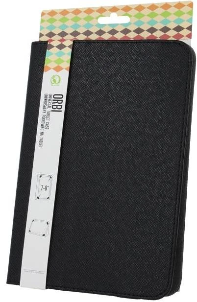Greengo TFO Universalus dėklas Orbi 360 planšetei 7-8” (ilgis 21,5 x plotis 15 cm), juodas
