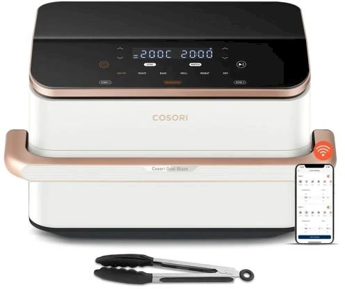 Cosori 1895375 dviguba 10 l autonominė 2800 W karšto oro gruzdintuvė Baltas