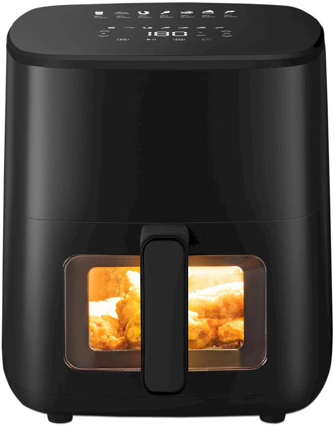Extralink Home SJ-500 5L Vienas 1500 W Karšto oro gruzdintuvė Juoda