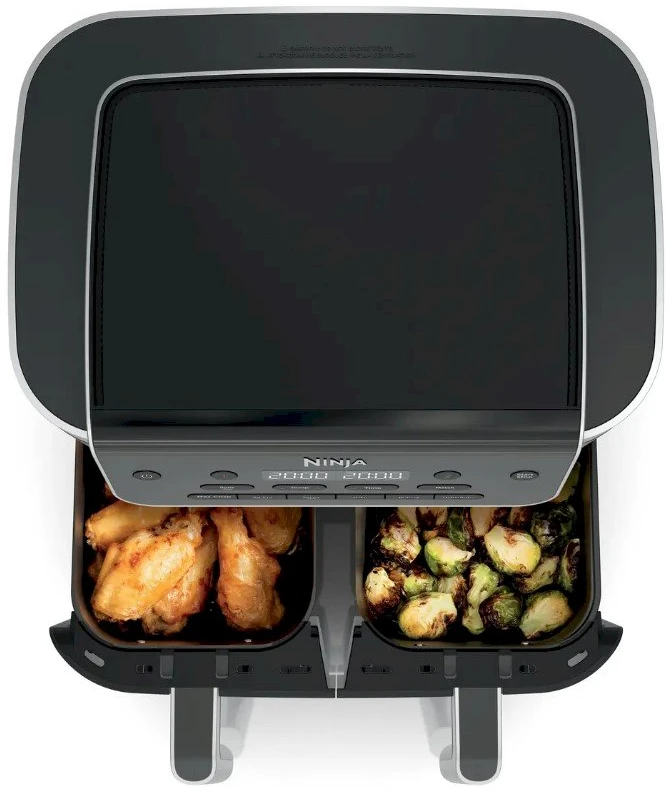 Karšto oro gruzdintuvė Ninja Foodi Dual Zone DZ801EU, juoda sp., 2470 W, 7.6 l