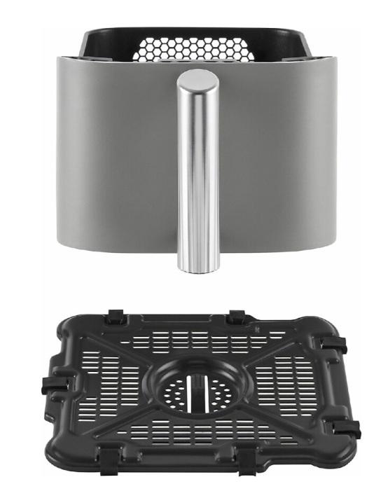 Karšto oro gruzdintuvė Ninja Double Stack XL, 2 lygių, 9,5 l, SL400EU, Tamsiai pilka