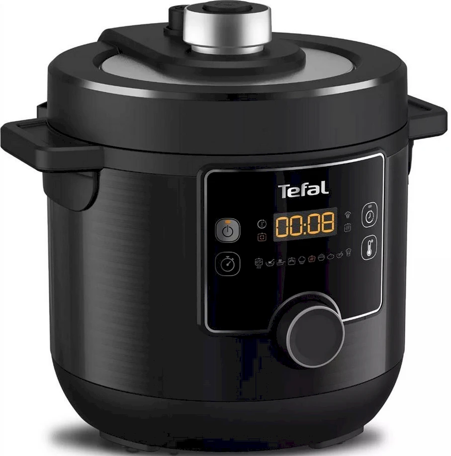 TEFAL | Turbo virtuvės ir kepimo daugiafunkcis puodas | CY7788 | 1200 W | 7,6 l | Programų skaičius 15 | Juodas