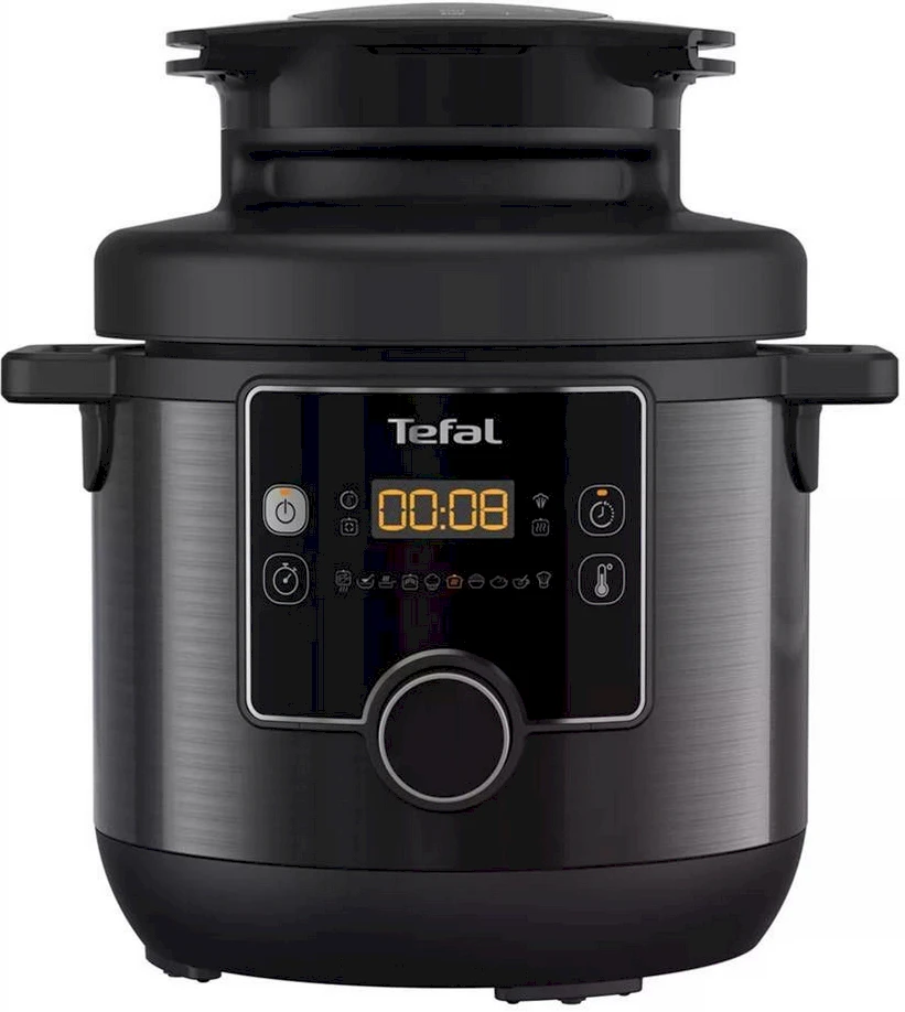 TEFAL | Turbo virtuvės ir kepimo daugiafunkcis puodas | CY7788 | 1200 W | 7,6 l | Programų skaičius 15 | Juodas