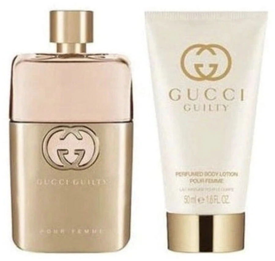 Set Gucci: Guilty Eau De Parfum For Women, 50 ml + Guilty Moisturizing Losjonas kūnui, 50 ml