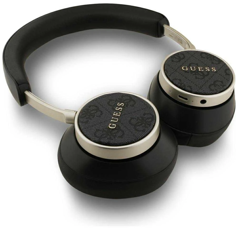 Ausinės Guess Bluetooth 4G Classic Logo juodos spalvos