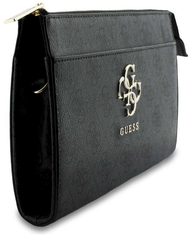 Guess PU 4G Metal Logo Phone Bag juodos spalvos