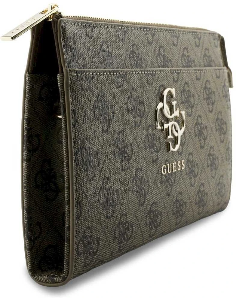 Guess PU 4G Metal Logo Phone Bag rudos spalvos