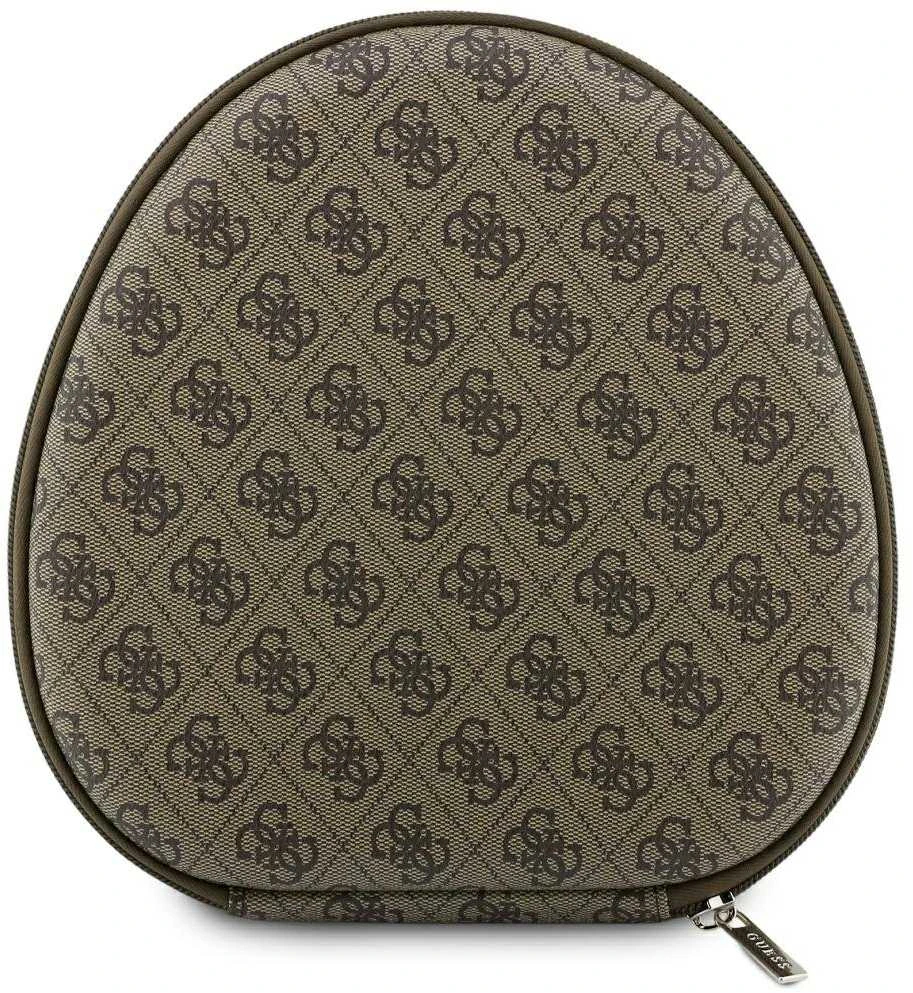 Ausinės Guess PU 4G Triangle Logo ENC Belaidės Headphone Ruda