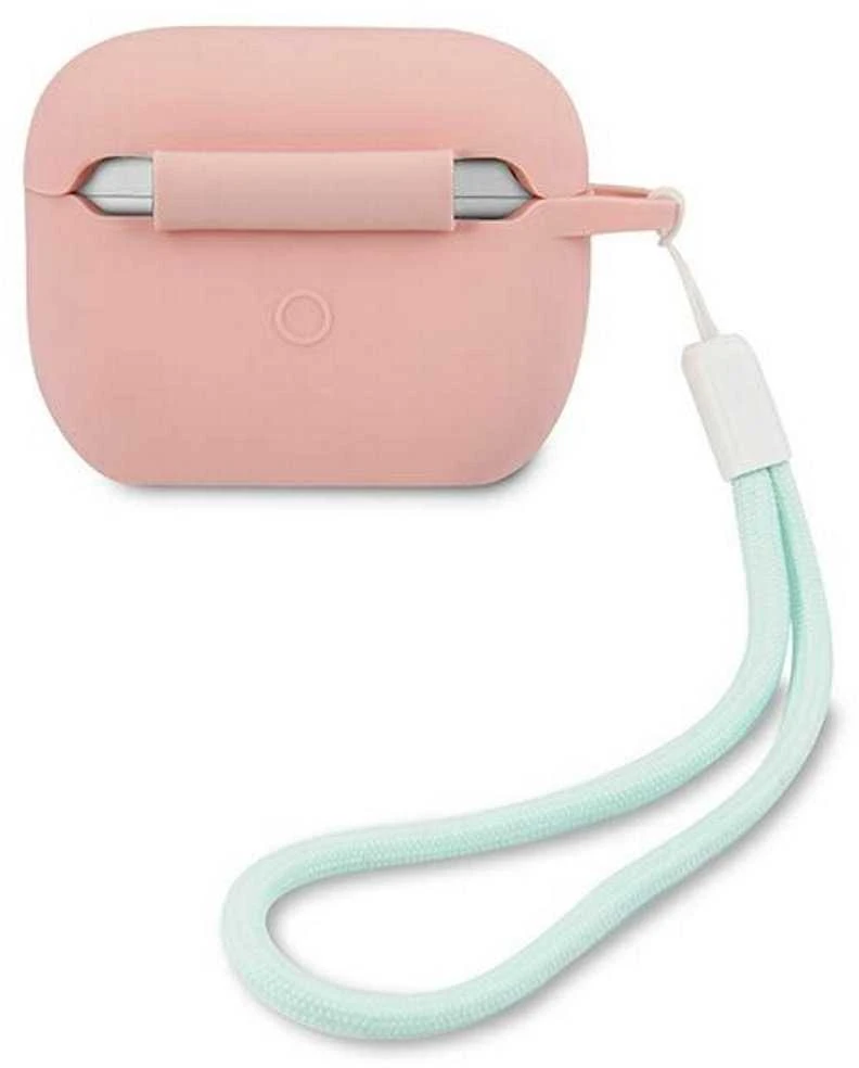 Dėklas GUESS GUACAPLSVSPG AIRPODS PRO COVER Rožinis Žalias/Rožinis Žalias SILICONE VINTAGE