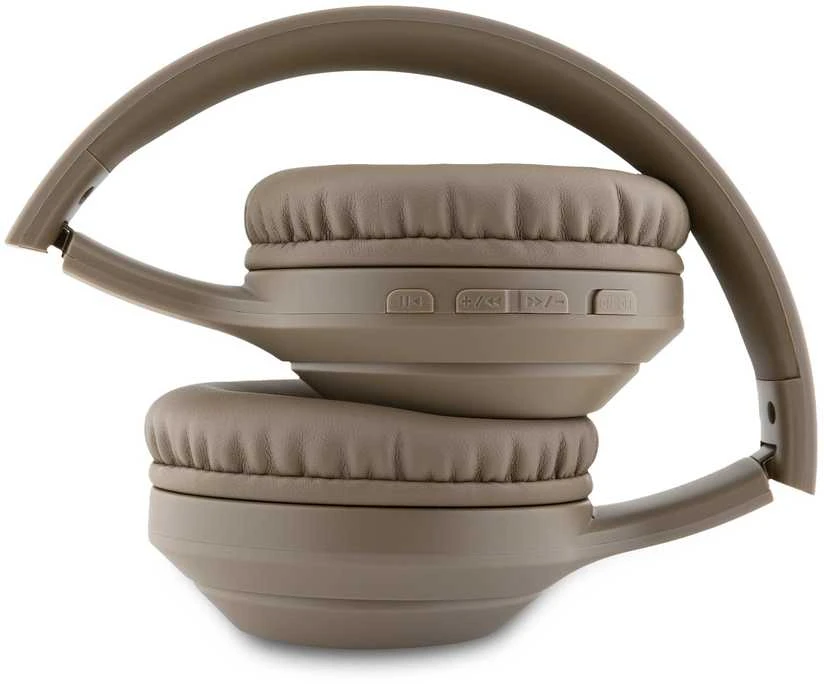 Guess Classic Sidabrinis Logo Bluetooth Stereo ausinės rudos spalvos