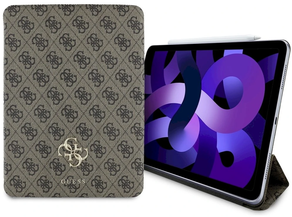 „Guess GUFC11RM24PS4SGW Apple iPad Air 11“ (2024 m.) raudonos spalvos magnetinis 4G su dideliu logotipu