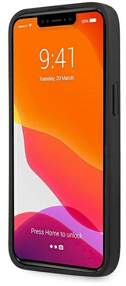 Dėklas Guess PU Leather Saffiano Case, skirtas iPhone 13 Pro Max, mėlynas