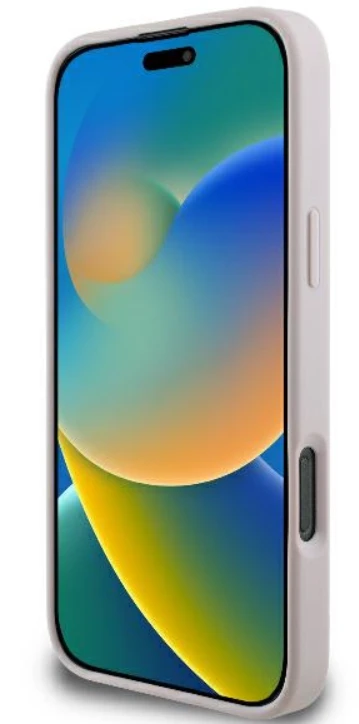 Guess 4G Big Logo Apple iPhone 16 – dėklas telefonui rožinės spalvos