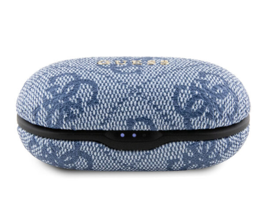 GUESS belaidės ausinės bluetooth TWS ENC GUTWSP4EGB (4G Metal) mėlynas