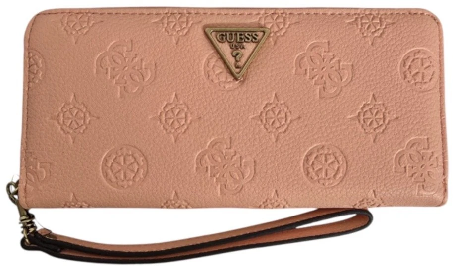 Guess, Helaina SLG, Tekstilinė piniginė, SLG su dideliu užtrauktuku, SWPB8403460COR, Koralų spalvos, Moterims