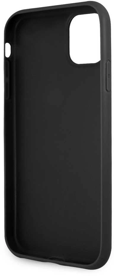 „Guess“ – „Guess“ PU 4G metalinis dėklas su logotipu, skirtas iPhone 11, pilkas