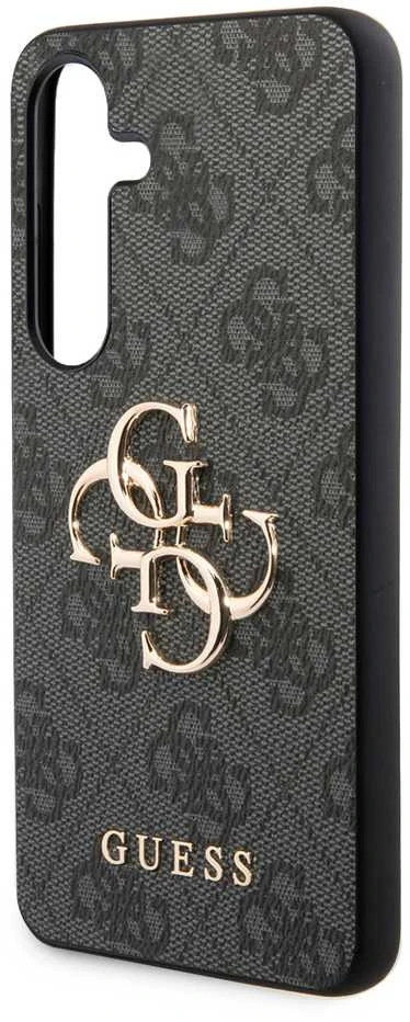 Samsung Galaxy S24 Plus Guess dėklas 4G Big Metal Logo (GUHCS24M4GMGGR) juodos spalvos