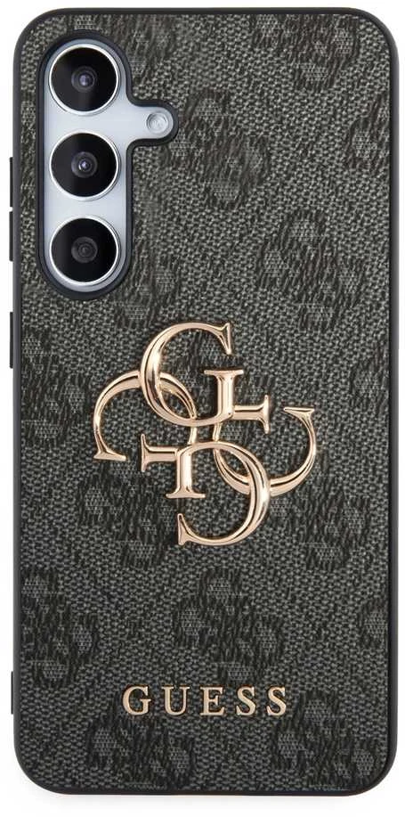 Samsung Galaxy S24 Plus Guess dėklas 4G Big Metal Logo (GUHCS24M4GMGGR) juodos spalvos