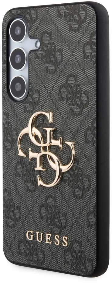 Samsung Galaxy S24 Plus Guess dėklas 4G Big Metal Logo (GUHCS24M4GMGGR) juodos spalvos