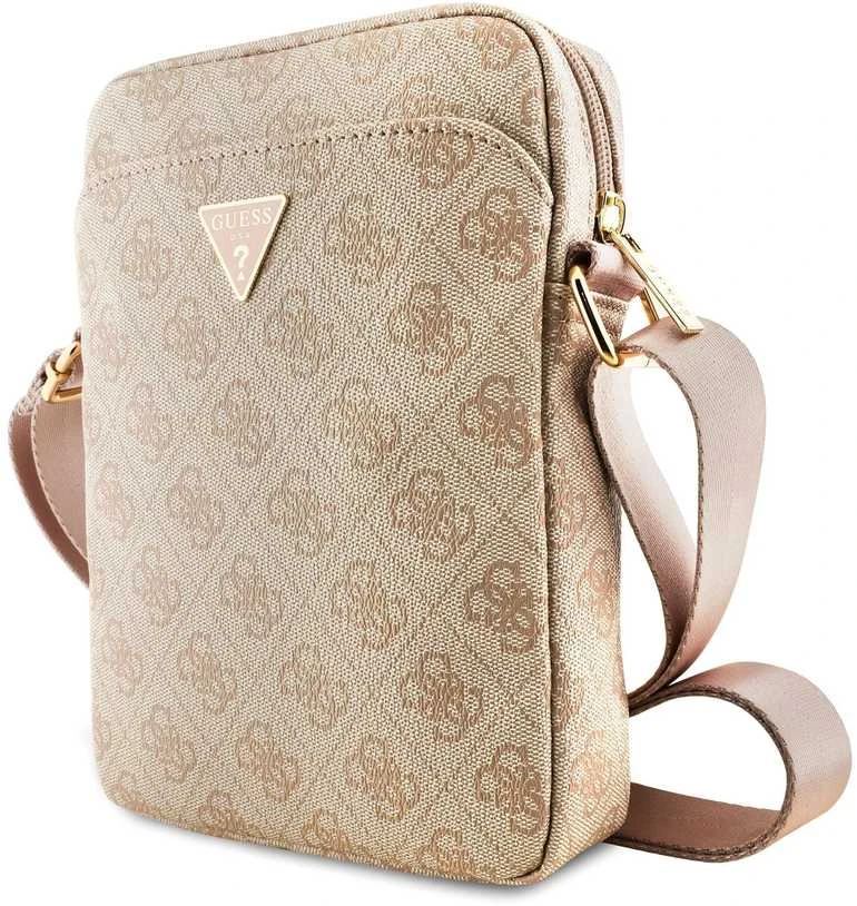 Guess PU 4G Triangle Logo Bag 8" Rožinė