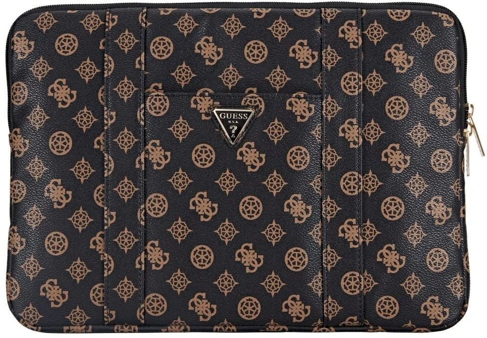 Bag Guess Sleeve 14″ Peony Pocket Triangle juodos spalvos