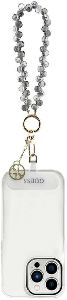 „Guess Universal Wrist Strap Crystals 4G Charm“ juodos spalvos