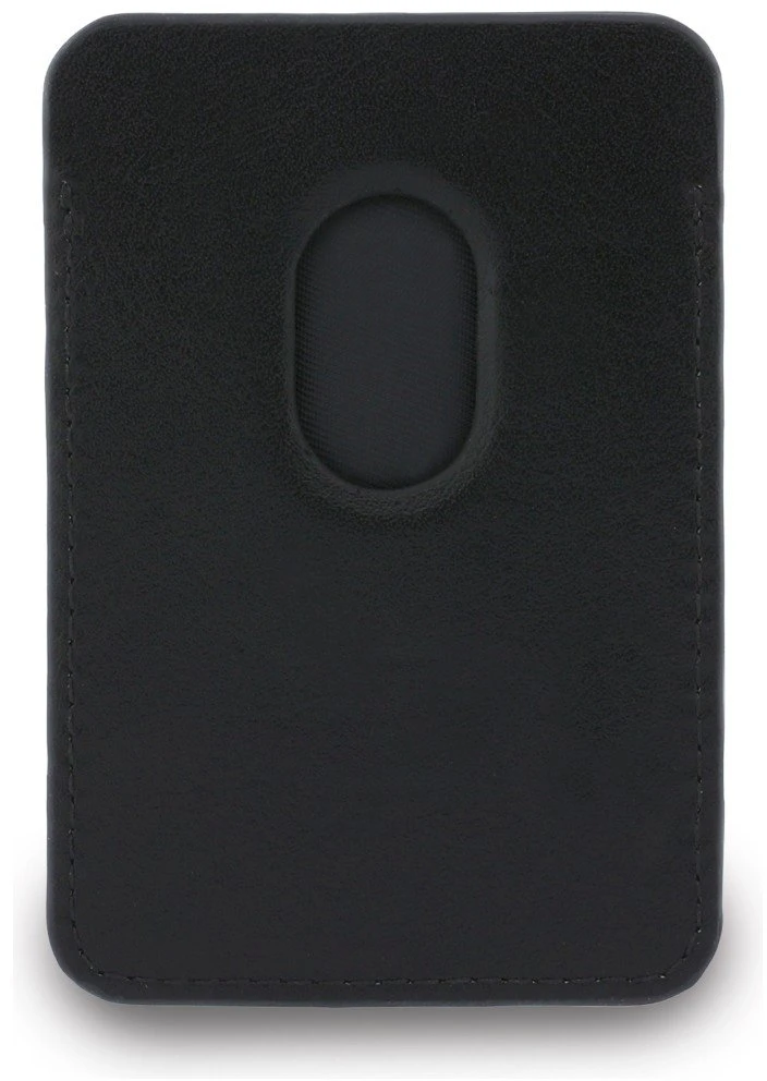 Guess wallet + hand strap set Guess triangle MagSafe juodos spalvos