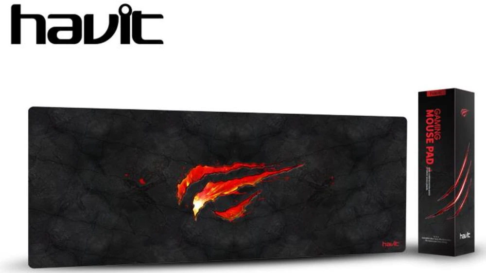 Havit HV-MP861 Pelės kilimėlis Gaming Pelės kilimėlis Juodas, Raudona