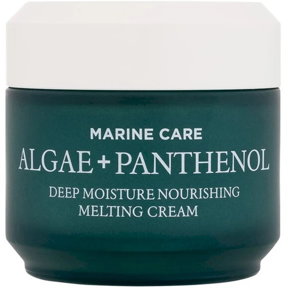 Heimish Marine Care Algae + Panthenol Deep Moisture maitininantis Melting Kreminis giliai drėkinantis kremas pavargusiai veido odai, 55 ml