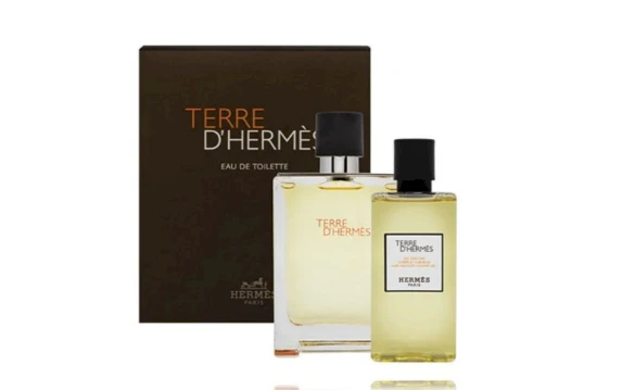 Set Hermes: Terre d'Hermes Eau De Toilette For Men, 100 ml + Terre d'Hermes Dušo želė For All Skin Types, 80 ml
