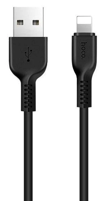 USB A tipo į „Lightning“ tipo laidas Hoco 2,4A, 1 m, juodas x20