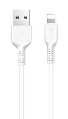 USB A tipo į „Lightning“ tipo laidas Hoco 2,4A, 1 m x 20 baltų