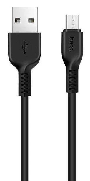 USB kabelis Hoco X20 Flash microUSB juodas 2m