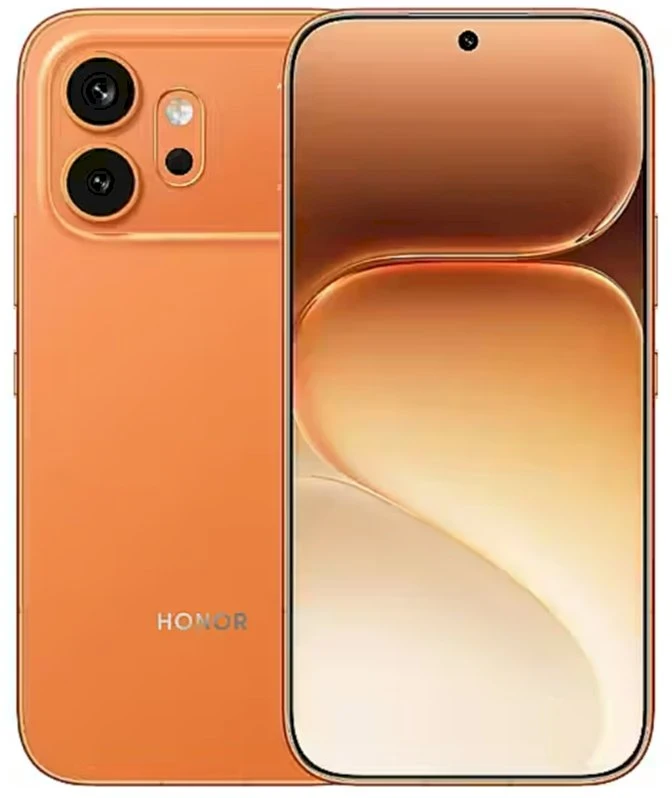 Honor 600 5G 16,7 cm (6,57 colio) Dviguba SIM kortelė „Android“ 16.0 USB C tipo 8 GB 512 GB 6400 mAh Oranžinis