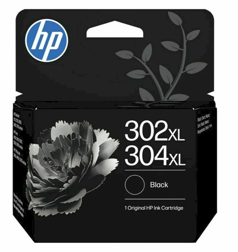 Hewlett Packard (HP) HP 302XL/304XL Juodas originalus rašalo kasetė