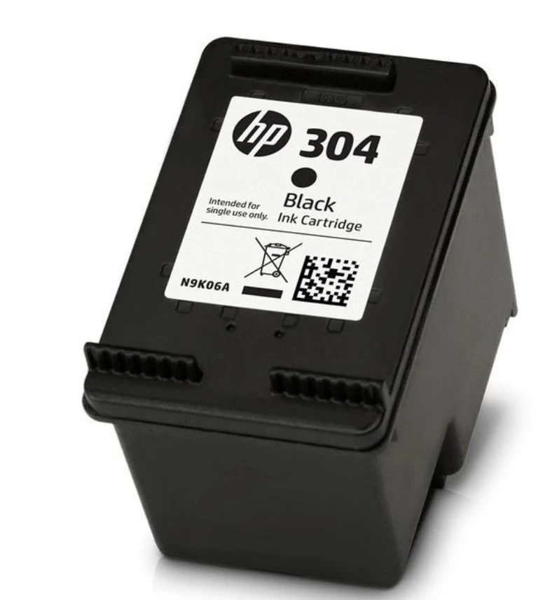 Hewlett Packard (HP) HP 304XL didelės talpos juodo rašalo kasetė, 300 puslapių, skirta HP DeskJet 2620, 2630, 2632, 2633, 3720, 3730, 3732, 3735