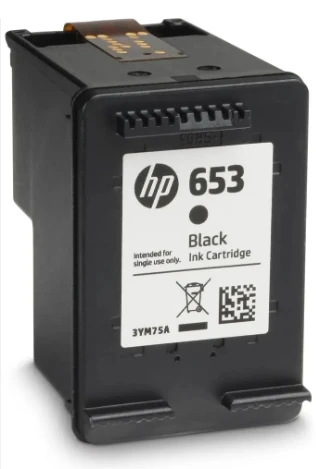 Hewlett Packard (HP) HP 653 (3YM75AE) Rašalinė kasetė, Juoda