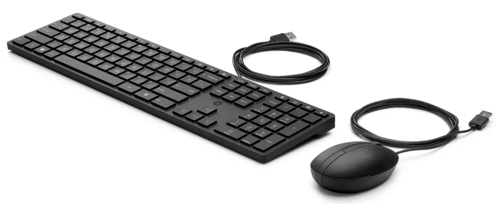 Hewlett Packard (HP) HP USB 320K klaviatūra and 320M pelė Combo