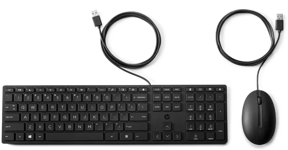 Hewlett Packard (HP) HP USB 320K klaviatūra and 320M pelė Combo