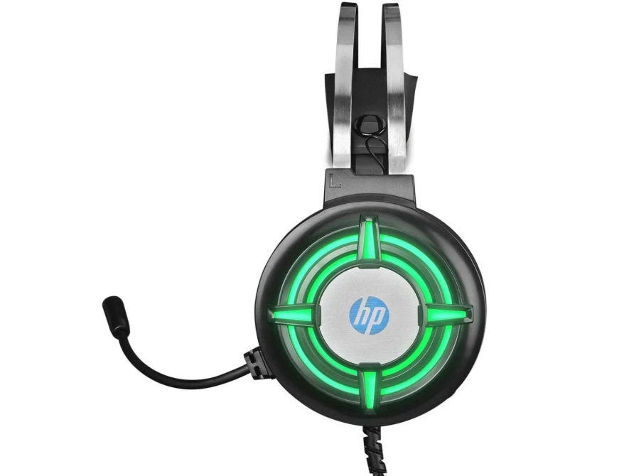 HP H120 žaidimų ausinės su RGB apšvietimu