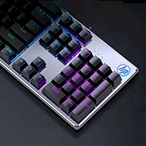 Klaviatūra HP K500Y/F USB Membrane Klaviatūra žaidimams RGB / ENG