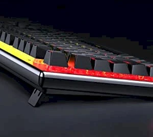 Klaviatūra HP K500Y/F USB Membrane Klaviatūra žaidimams RGB / ENG
