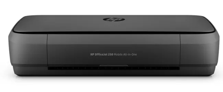 Hewlett Packard (HP) „HP Officejet 250“ mobilusis daugiafunkcis daugiafunkcis spalvotas rašalinis spausdintuvas, A4, 8 psl./min., kopijavimas, 10 psl./min., spausdinimas, 50 lapų, USB, „Wi-Fi“