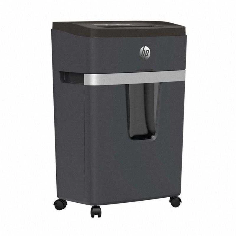 Hewlett Packard (HP) HP PRO SHREDDER 18CC dokumentų smulkintuvas, nupjautos lapų dalys, P-4, 18 kortelių, 25l, tamsiai pilkos spalvos