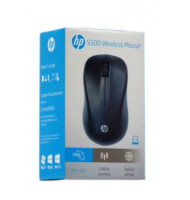 Pelė HP S500 juoda