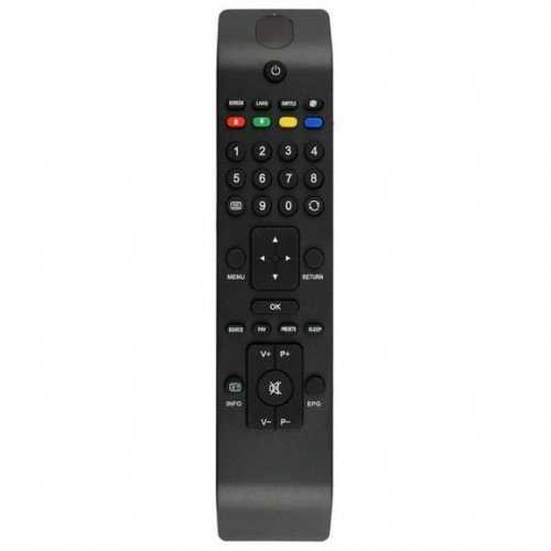 HQ LXP3902 TV remote control LCD/LED Vestel / Funai / Sharp / Hyundai / Orion / Telefunken / RC3902 / Juodas