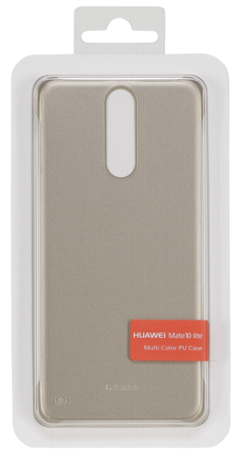 „Huawei“ PU apsauginis dėklas, skirtas „Mate 10 Lite“ (auksinis)