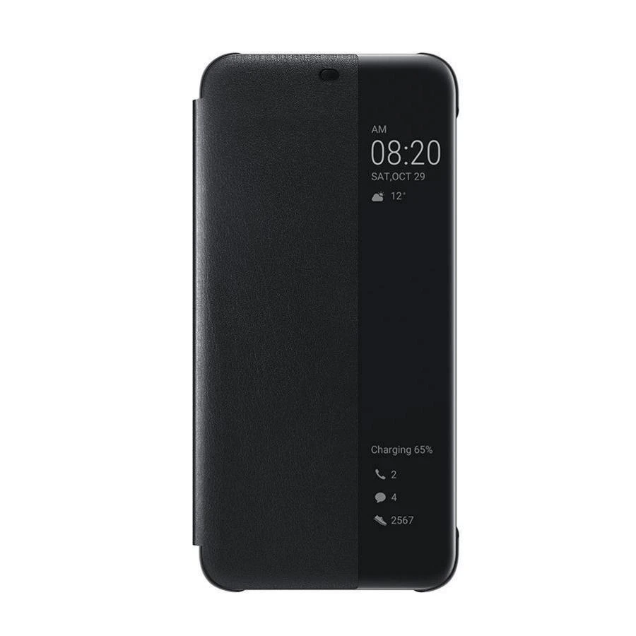 Dėklas Huawei Mate 20 Lite Smart View Flip Cover Juodas