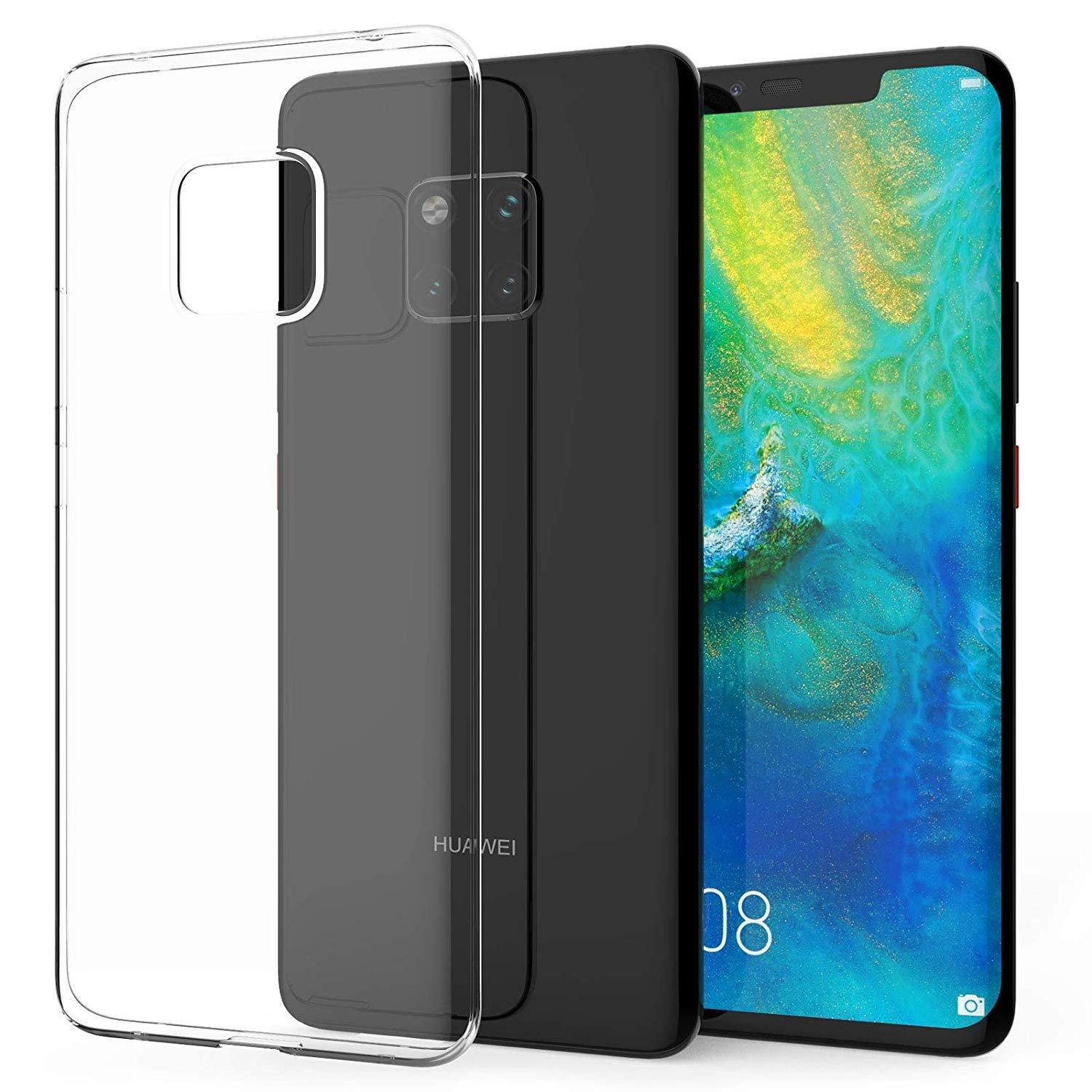 Huawei Mate 20 Pro apsauginis TPU dėklas (skaidrus)